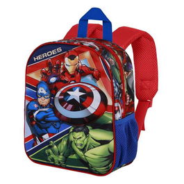 Karactermania Avengers Mochila 3D Elite Battle Preescolar Azul 30x25x10cm