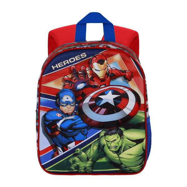 Karactermania Avengers Mochila 3D Elite Battle Preescolar Azul 30x25x10cm