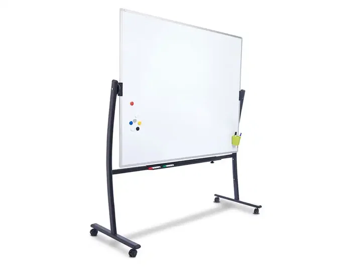 Rocada Pizarra Blanca Magnética Lacada con Soporte Volteable Doble Cara 90x120 cm Rocada Pizarra Blanca Magnética Lacada con Soporte Volteable Doble Cara 90x120 cm