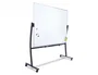 Rocada Pizarra Blanca Magnética Lacada con Soporte Volteable Doble Cara 90x120 cm