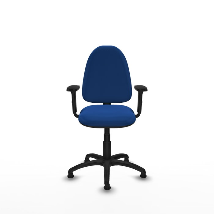 PIQUERAS Y CRESPO Silla de oficina Aýna Azul con Brazos 2D