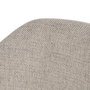 Silla Gris-Marrón Tejido-Madera Contract 51 X 55 X 75 cm