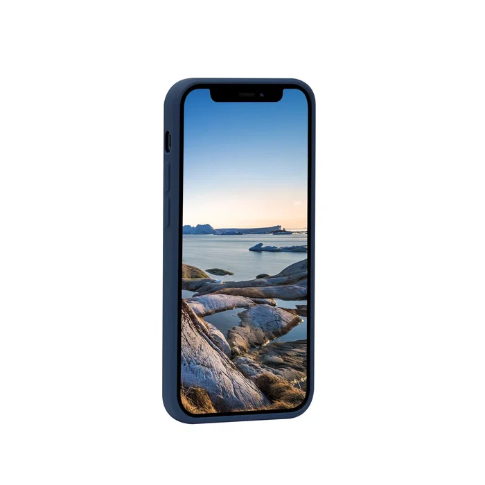 Dbramante1928 Greenland - Funda para Apple iPhone 12 y 12 Pro, 15.5 cm (6.1") Azul - Plástico Reciclado