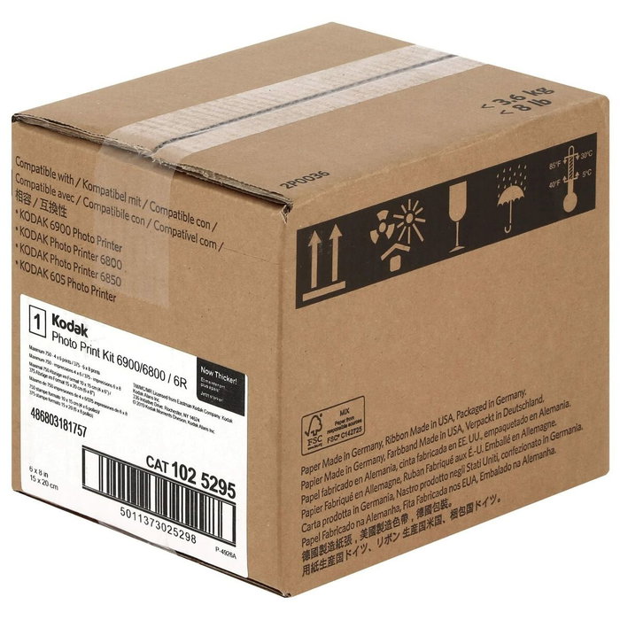 Kodak Papel Térmico para Impresoras 6800/6850/6900 Kodak Papel Térmico para Impresoras 6800/6850/6900