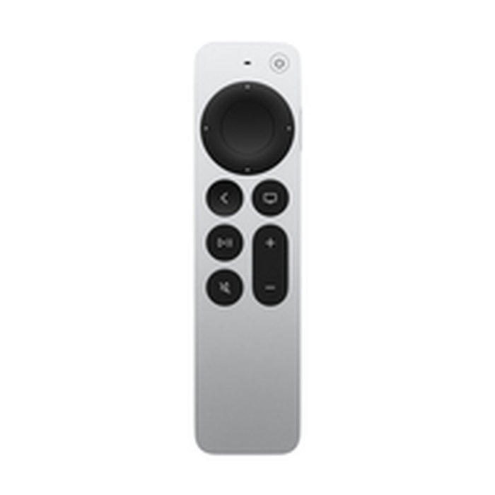 Apple Siri Remote MW5G3Z/A, Control para Apple TV, Color Plata/Negro