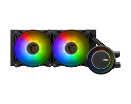 MSI MAG CORELIQUID E240 306-7ZW5E17-C24 Sistema de Refrigeración Líquida para Ordenador, Ventilador 12 cm, Negro