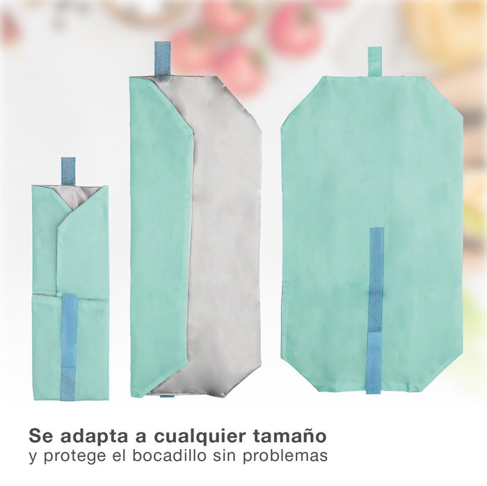 GSC Evolution Porta bocadillos reutilizable ecológico Aguamarina