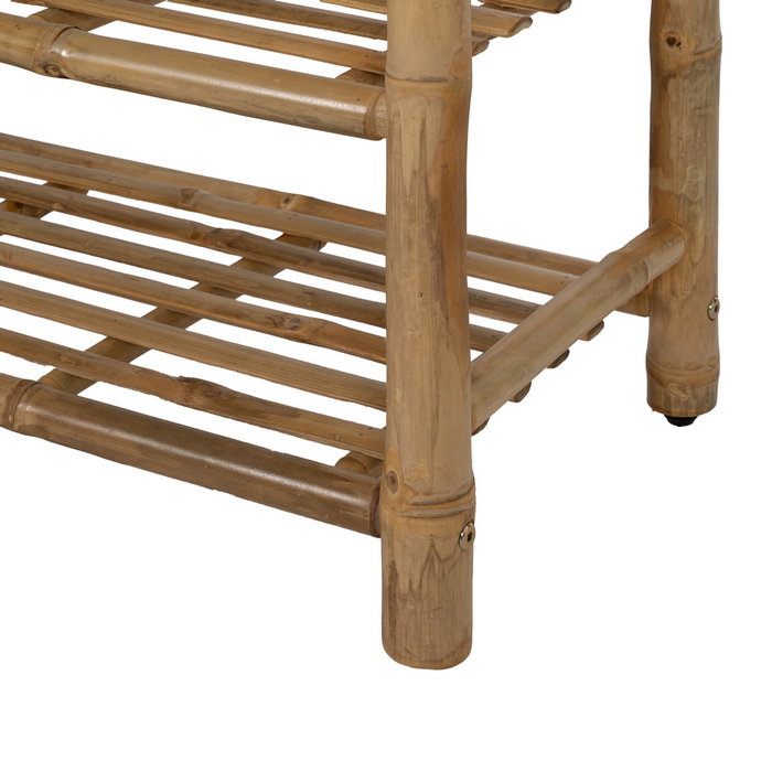 Perchero Recibidor Natural Bambú 70 X 32 X 175 cm Perchero Recibidor Natural Bambú 70 X 32 X 175 cm