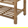 Perchero Recibidor Natural Bambú 70 X 32 X 175 cm