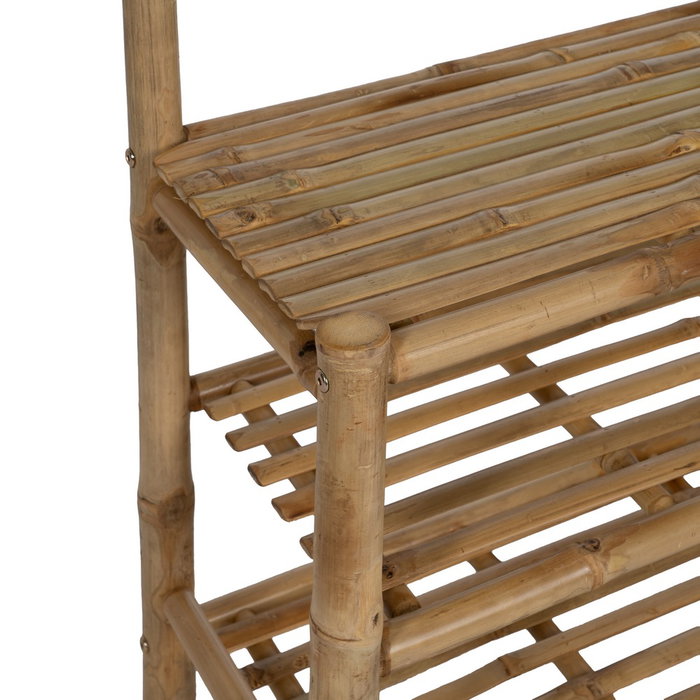 Perchero Recibidor Natural Bambú 70 X 32 X 175 cm Perchero Recibidor Natural Bambú 70 X 32 X 175 cm