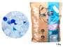 Mascow Arena para Gato de Sílice, Bolsa 3,8 Litros (1,5 kg), Dimensiones 27 x 35 x 5 cm, Color Azul o Blanco (Set de 8)