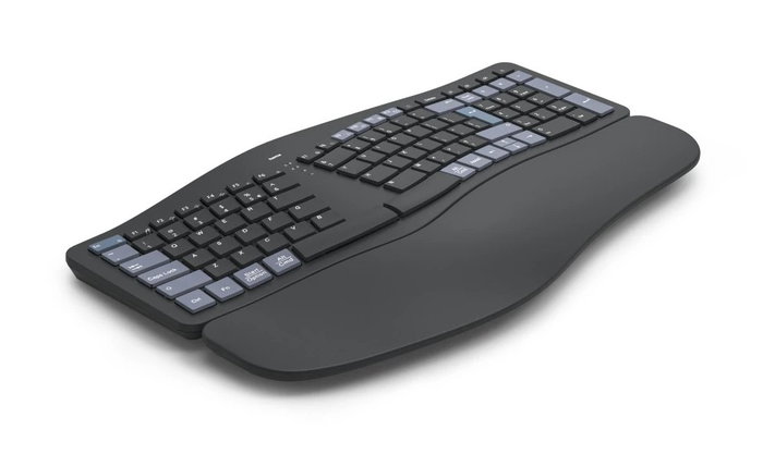 Hama Teclado Ergonómico WK-900 Negro, Diseño Polaco