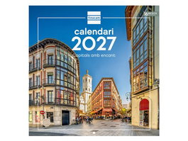 FINOCAM Calendario de pared 2027 Ciudades 300x300 mm Catalán