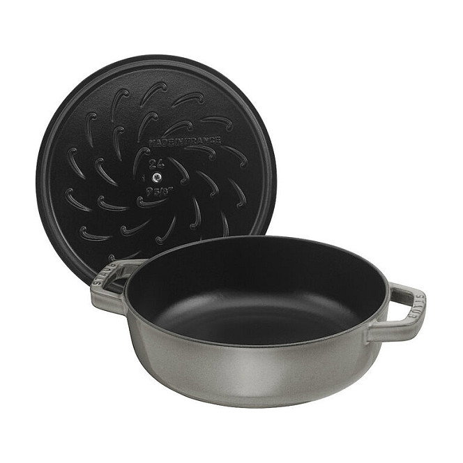 Staub Cocotte Chistera 28 cm Gris Grafito