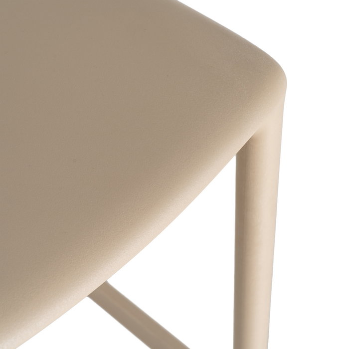 Taburete Beige Polipropileno Exterior 52 X 55 X 100 cm (Set de 4)