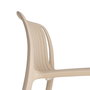 Taburete Beige Polipropileno Exterior 52 X 55 X 100 cm (Set de 4)