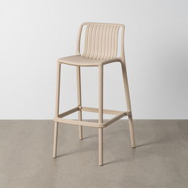 Taburete Beige Polipropileno Exterior 52 X 55 X 100 cm