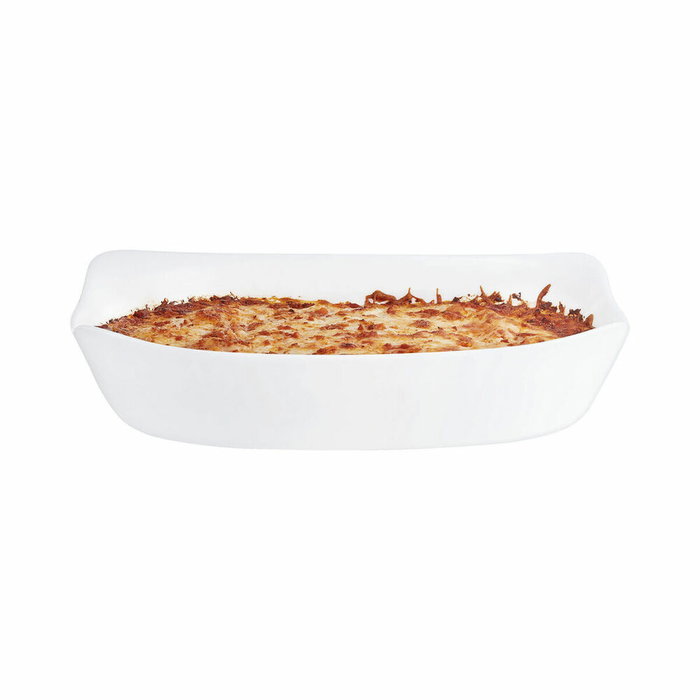 Luminarc Fuente Horno Opal Smart Cuisine 34x25 cm Blanco
