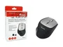 Equip 245115 Ratón Inalámbrico RF Óptico 2400 DPI para Oficina, Ergonómico Mano Derecha, 6 Botones, Negro