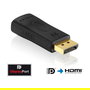 Innovation IT PureLink PureInstall PI150 Adaptador DisplayPort a HDMI Macho-Hembra, Negro, Plug and Play, 1920x1200, 3.72 Gbit/s