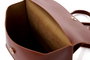 Lucky Bees Mochila de Cuero Color Tan con Bolsillo Interior 21 cm (L) x 11 cm (A) x 21 cm (H)