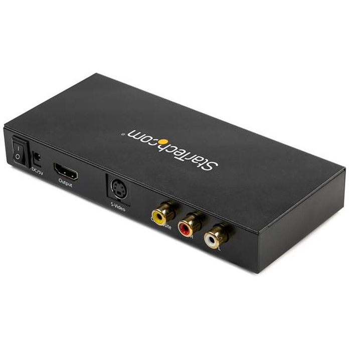 StarTech.com VID2HDCON2 Conversor de Vídeo Activo de S-Video o Compuesto a HDMI 720p