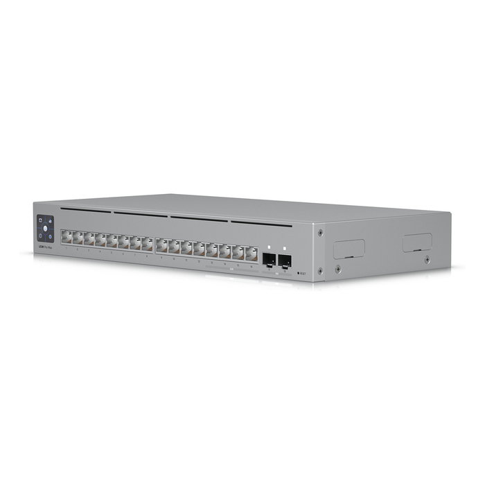 Ubiquiti Pro Max 16 Switch de Capa 3, 16 Puertos (4 x 2.5G, 12 x GbE, 2 x 10G SFP+) Gris Ubiquiti Pro Max 16 Switch de Capa 3, 16 Puertos (4 x 2.5G, 12 x GbE, 2 x 10G SFP+) Gris