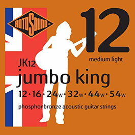 Juego de Cuerdas Rotosound para Guitarra Acústica 12-54