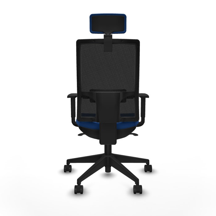 PIQUERAS Y CRESPO Silla de oficina Horna con mecanismo Sincro, Azul y Negro PIQUERAS Y CRESPO Silla de oficina Horna con mecanismo Sincro, Azul y Negro