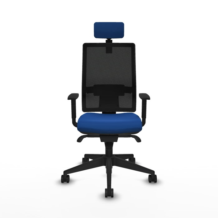 PIQUERAS Y CRESPO Silla de oficina Horna con mecanismo Sincro, Azul y Negro PIQUERAS Y CRESPO Silla de oficina Horna con mecanismo Sincro, Azul y Negro