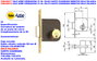 Yale 51 HL Cerradura de Embutir Solo Palanca 45x70