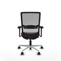 PIQUERAS Y CRESPO Silla de oficina Haches con mecanismo Sincro/Traslack, Morado y Gris