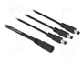 DeLOCK 83021 Cable divisor de CC 5,5 x 2,1 mm 1 hembra a 3 machos