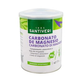 SANTIVERI Carbonato de Magnesio 110 Gr. - Complemento alimenticio para músculos y huesos, apto para veganos