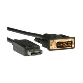 ROLINE 11.04.5773 Cable DisplayPort a DVI-D LSOH 3m, Macho/Macho, 1920 x 1200 Pixeles