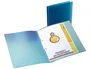 Liderpapel Carpeta de 2 anillas redondas 15 mm Azul translúcido DIN A4