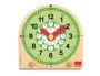 Diset Reloj Escolar de Madera para Aprender las Horas y Minutos, a Partir de 2 Años, Incluye Perchero