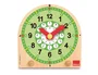 Diset Reloj Escolar de Madera para Aprender las Horas y Minutos, a Partir de 2 Años, Incluye Perchero