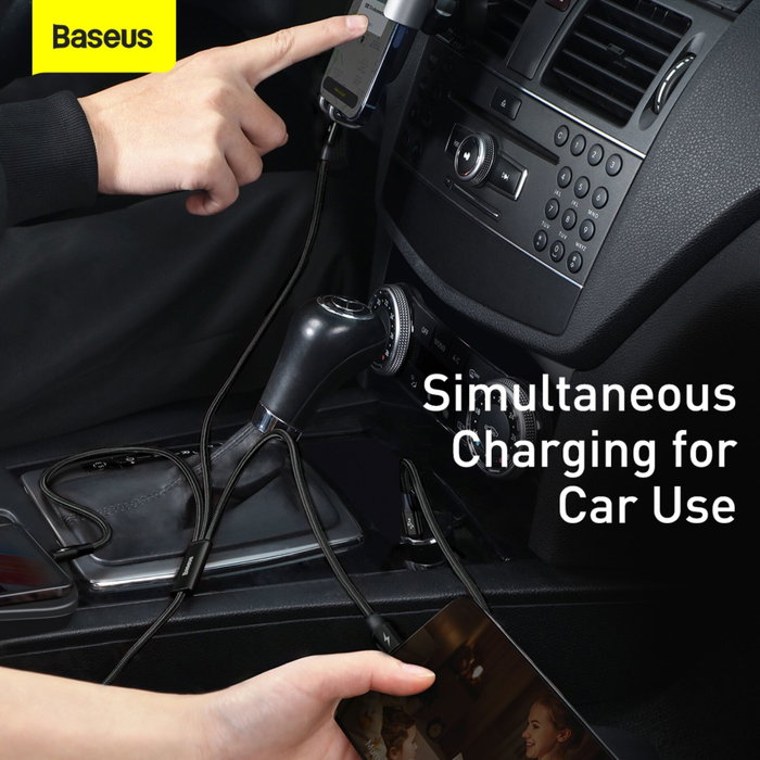Baseus Cable Rapid Series 3-en-1 USB-C PD 20W 1,5 m