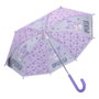 Cinereplicas Paraguas Kuromi Rainy Days Morado y Transparente