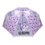 Cinereplicas Paraguas Kuromi Rainy Days Morado y Transparente