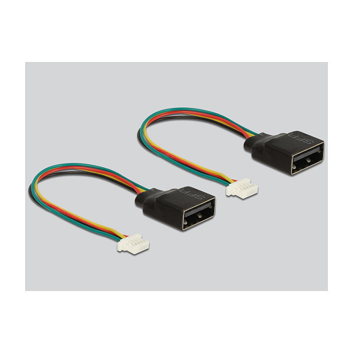 DeLOCK 95242 Tarjeta Mini PCIe a USB 2.0 Full Size con 2 Puertos Tipo-A, 0.48 Gbit/s, para Windows 7/8/8.1