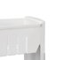 Kinvara Carro 4 Ruedas 3 Baldas Blanco 54x22x12cm (Set de 4)