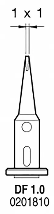 JBC TOOLS Pico tipo destornillador 1x1mm para soldador JBC TOOLS Pico tipo destornillador 1x1mm para soldador