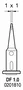 JBC TOOLS Pico tipo destornillador 1x1mm para soldador