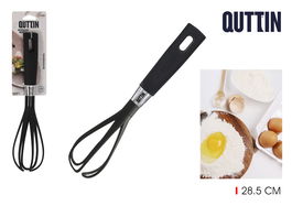 Quttin Bate Huevos Nylon Foodie 6.5 cm Ancho x 6.5 cm Alto x 29.7 cm Largo (24 Unidades)