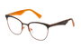 Police VPL417510SCB Gafas de Vista para Mujer Marrón