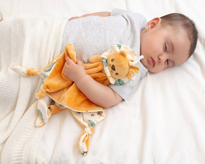 KioKids Doudou León para Bebé +0 Meses Juguete de Apego Suave y Reconfortante de Poliéster