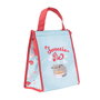 ERIK Bolsa Portameriendas Purrfect Love Pusheen 20x13x23cm Poliéster Forro Aluminio Asas Cremallera
