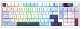 Redragon Aria PRO Teclado Gaming Inalámbrico RGB Azul